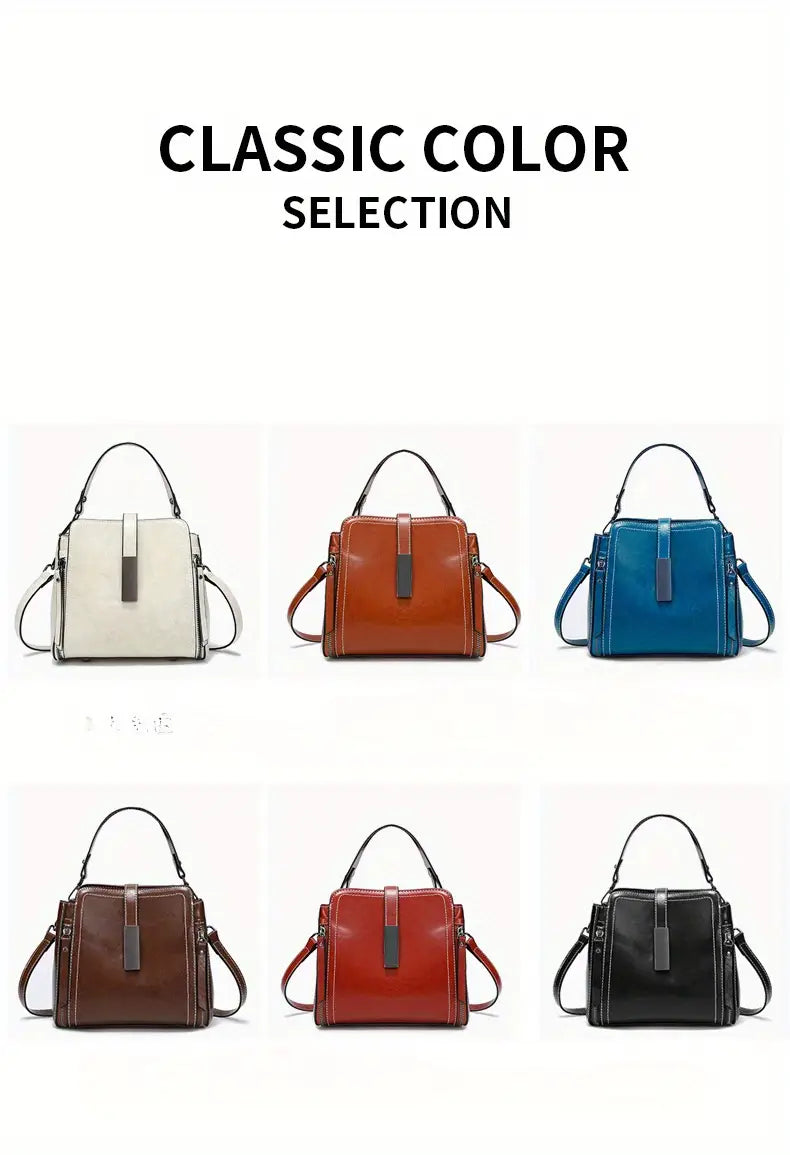 調節可能なストラップ付きレトロクロスボディバッグ