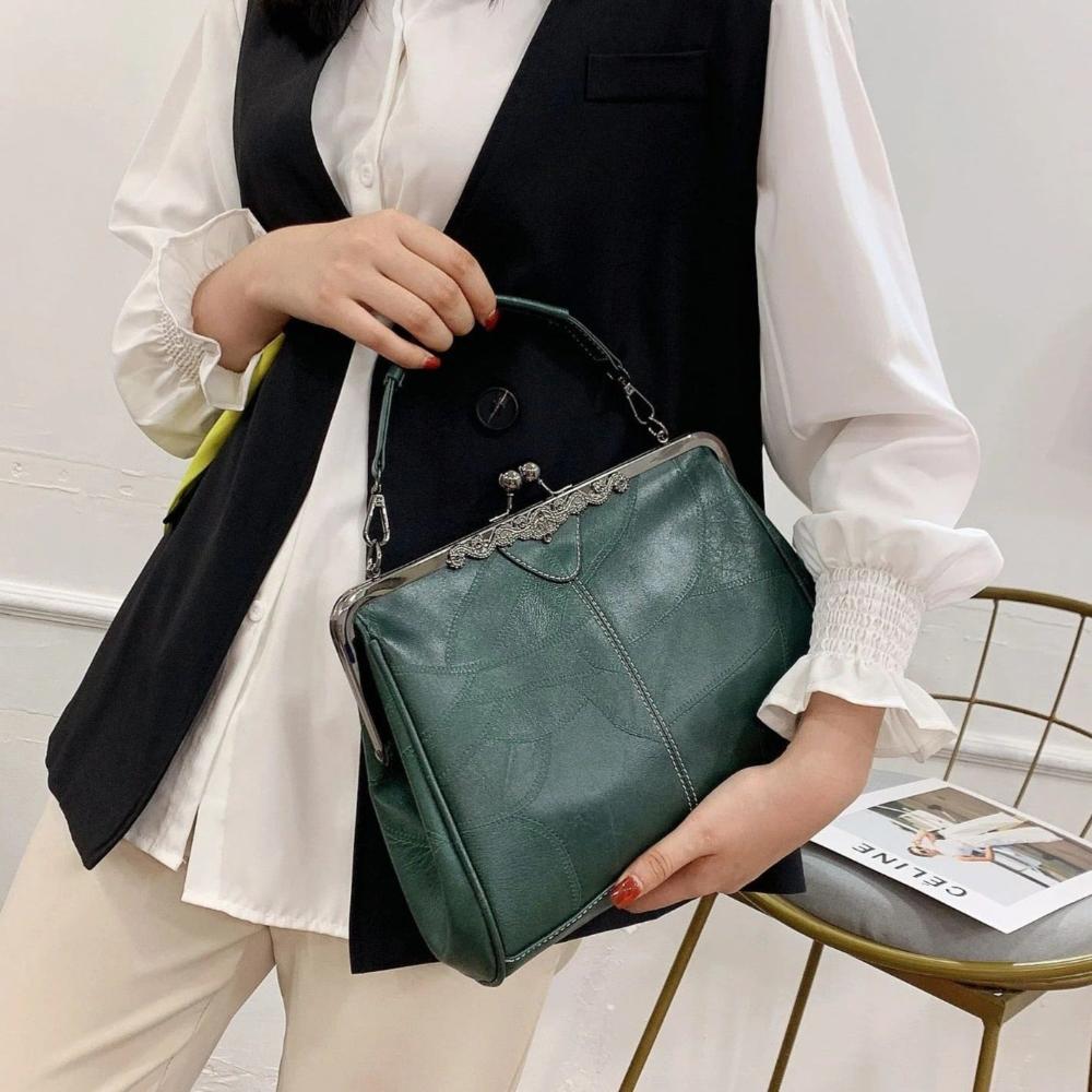 ヴィンテージ キスロック ハンドバッグ