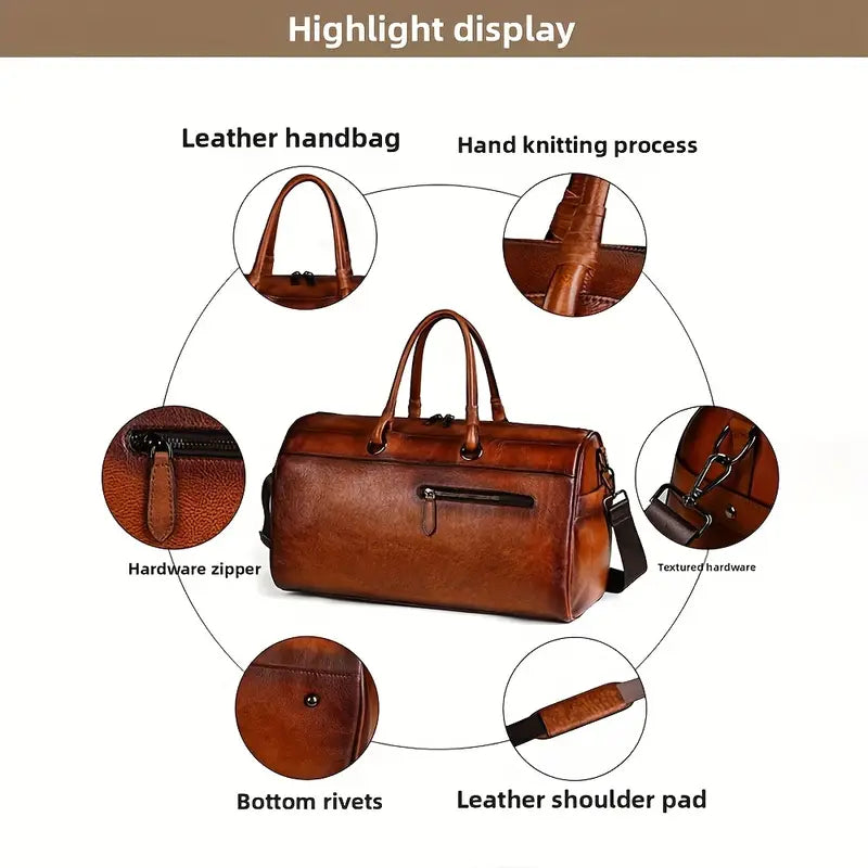 本革レディースレトロクロスボディバッグ